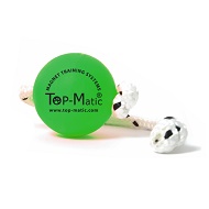 Palla magnetica "Fun-Ball" mini verde con corda per Labrador