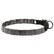 Collare a punte in acciaio inox annerito "Strength", 60 cm Collare a punte in acciaio inox annerito "Strength", 60 cm