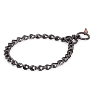 Collare in acciaio inox annerito "Helper" per Labrador, 4 mm Collare in acciaio inox annerito "Helper" per Labrador, 4 mm