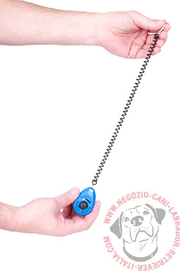 Clicker blu per addestramento del Labrador