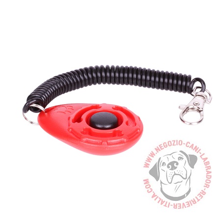 Clicker rosso per addestramento del Labrador Retriever