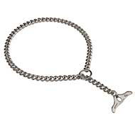 Collare a catena con maniglia, 3 mm, Herm Sprenger, per Labrador Collare a catena con maniglia, 3 mm, Herm Sprenger, per Labrador