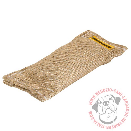 Morbido riporto da mordere in juta
per Labrador Retriever
