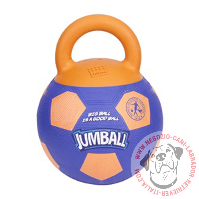 Palla di gomma "Jumball" per Labrador, 19 cm di diametro - Clicca l'immagine per chiudere