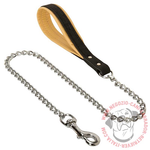 Guinzaglio a catena con maniglia "Strong Chain" per Labrador - Clicca l'immagine per chiudere