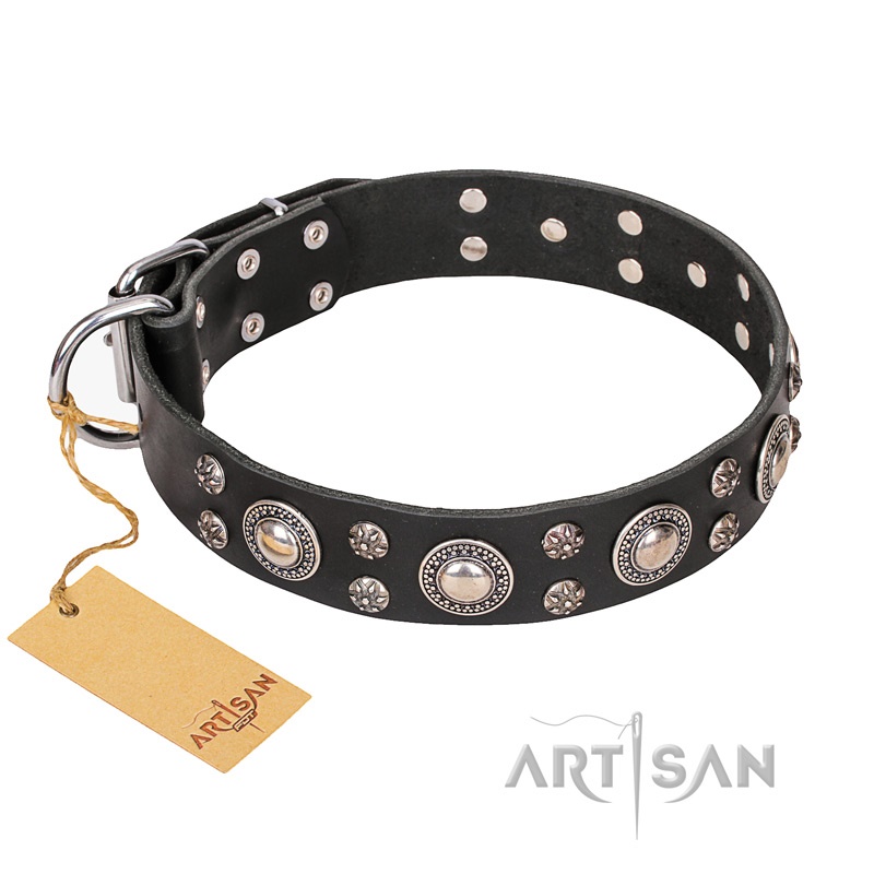 FDT Artisan - Collare nero "Vintage Necklace" per Labrador - Clicca l'immagine per chiudere