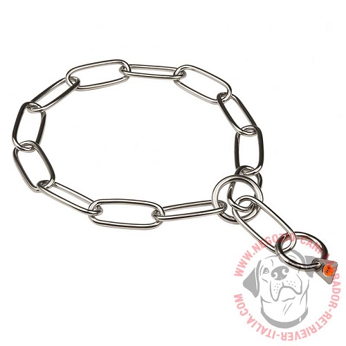 Collare in acciaio inox "Control & more", 4 mm, per Labrador - Clicca l'immagine per chiudere