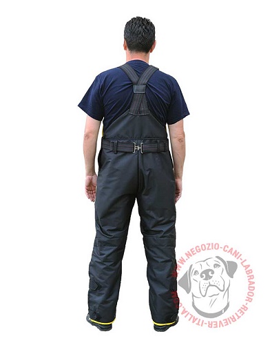 Pantaloni del completo protettivo con bretelle
regolabili