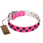 FDT Artisan - Collare rosa "Glamour Finery" per Labrador