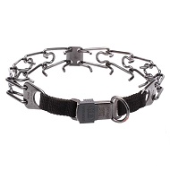 Collare a punte in acciaio inox annerito "Expert", 4 mm Collare a punte in acciaio inox annerito "Expert", 4 mm