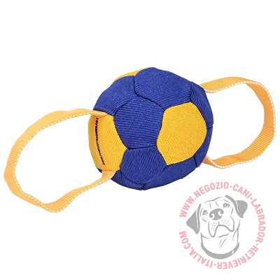 Palla da gioco in tela francese per labrador